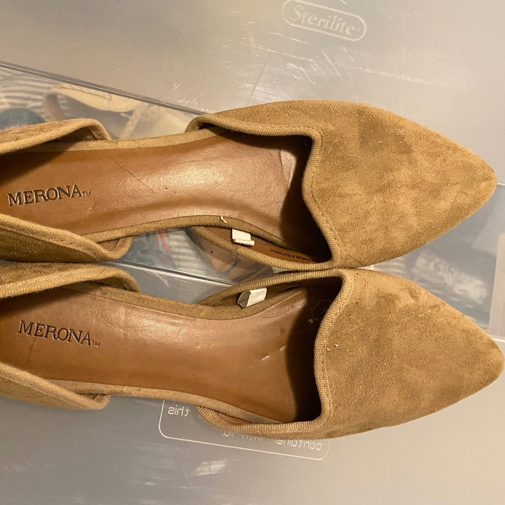 Merona suede flats